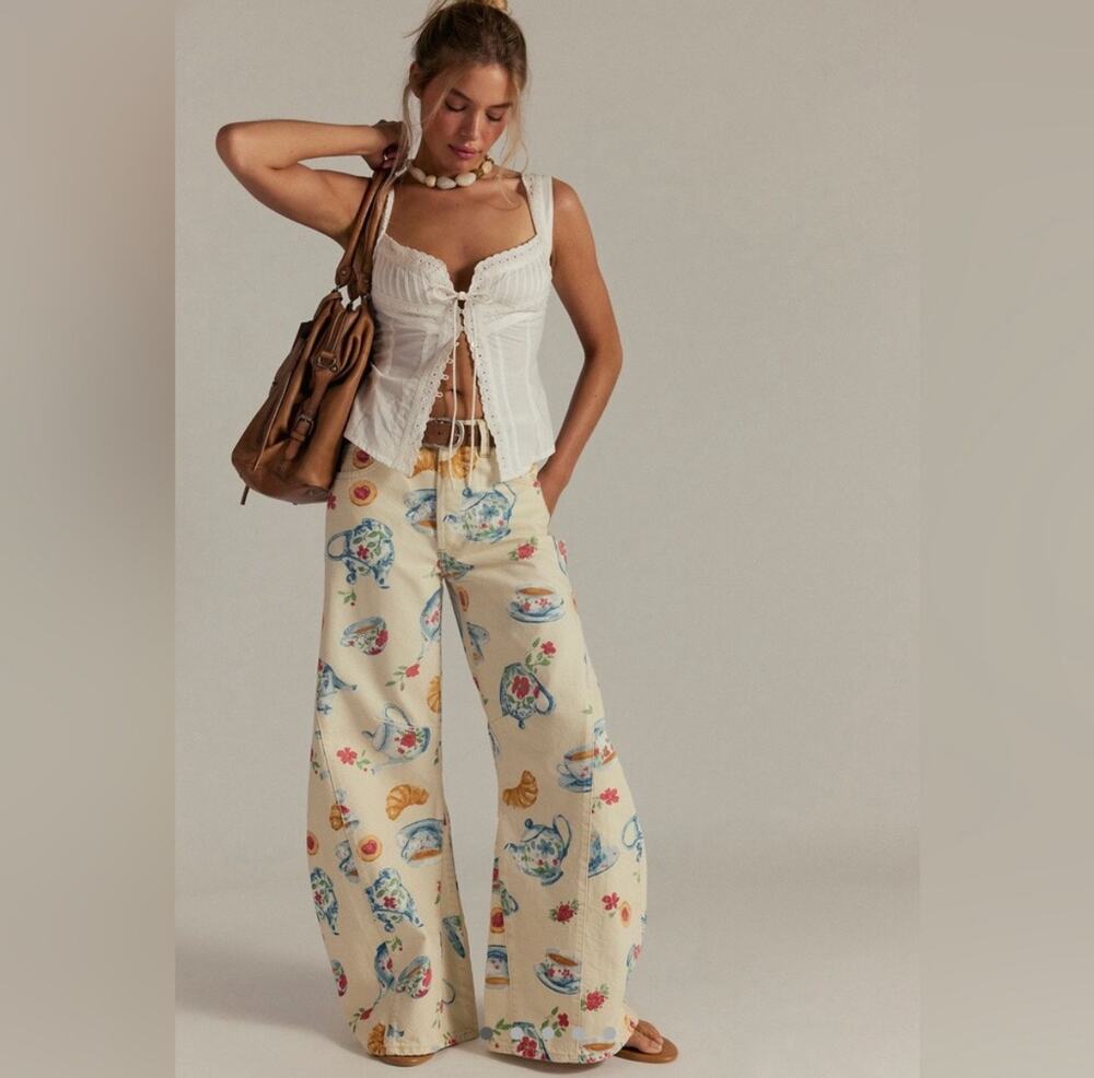 Free People We the Free Eden Slouchy Jeans Playful Brunch
